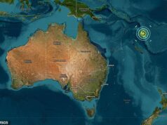 Um terremoto de magnitude 7,3 atingiu o país vizinho da Austrália