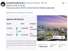 Agentes imobiliários de contas de mídia social temem: pôster anônimo revela que as casas em Londres estão sendo vendidas por menos do que os proprietários pagaram por elas