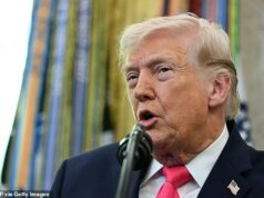 Trump diz que fechará a histórica estrada fronteiriça de cascalho que liga Montana a Alberta, com vizinhos que são amigos há gerações separados por uma vala feia.