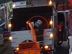 O momento em que ladrões descarados invadem um posto de gasolina em plena luz do dia e levam um menino – enquanto o medo do combustível no Reino Unido se aproxima em meio ao bloqueio de guerra do Irã