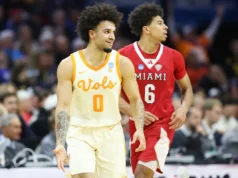 A sequência do torneio da NCAA de Miami (Ohio) terminou com uma derrota no primeiro turno para o Tennessee