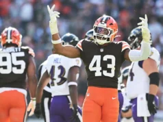 O ex-UDFA dos Browns partiu para os Titans depois de três temporadas em Ohio