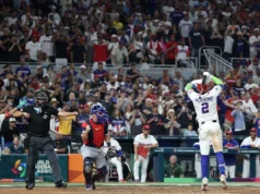 Os fãs de beisebol ficam furiosos após a decisão do árbitro WBC