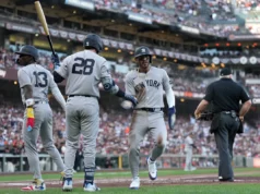 O apaziguador dos Yankees Logan Webb e Max Fried na vitória no primeiro dia sobre os Giants