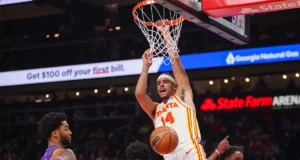 Como foi o desempenho do novato do Hawks, Asa Newell, em seu 10º jogo da G League?