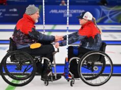 Nas Paraolimpíadas, os curlers norte-americanos Steve MT e Laura Dwyer estão exatamente onde pertencem
