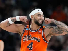 Andrej Stojakovic marca 21 pontos quando o terceiro colocado em Illinois vence o 11º colocado VCU por 76-55 para chegar ao Sweet 16