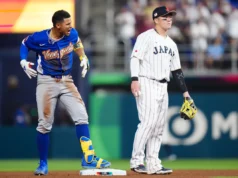 Shohei Ohtani homenageia, mas o Japão cai para a Venezuela