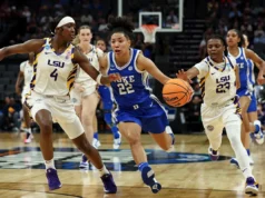 O 3 estrondoso de Ashlon Jackson faz Duke ultrapassar LSU 87-85 em Sweet 16 de março Madness