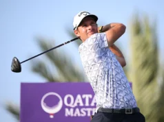 O golfista Andrea Pavon recebeu alta do hospital uma semana depois de cair em um poço de elevador na África do Sul