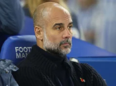 Guardiola foi eleito o Técnico do Mês depois de ficar invicto em fevereiro
