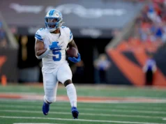 David Montgomery, do Lions, abordou os rumores comerciais em uma postagem nas redes sociais