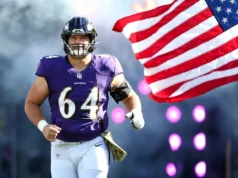 Tyler Linderbaum deixou os Ravens, assinando um contrato recorde de US$ 81 milhões com os Raiders