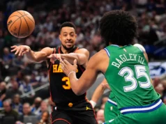 Os Hawks venceram os Mavericks por 135-120 pela 11ª vitória