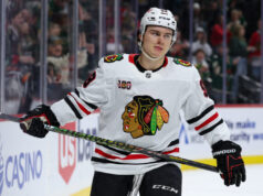 Os Blackhawks deram uma promoção a Connor Bedard durante a temporada da NHL