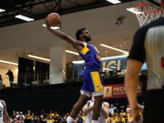 Imagem TST: South Bay Lakers venceu Iowa Wolves, 123-116, em El Segundo