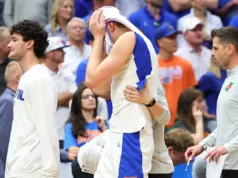 Reação do March Madness à derrota da Flórida no segundo turno para Iowa