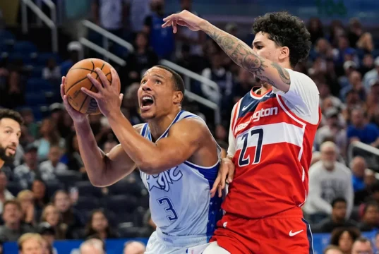 Suggs ajuda Magic a superar Coulibaly e Wizards no OT pela 6ª vitória consecutiva