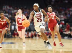 Carolina do Sul pega fogo em 3, sufoca o ataque potente de Oklahoma para chegar à Elite 8