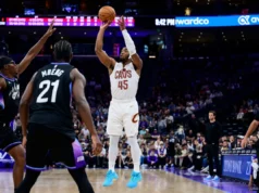 Mobley e Mitchell marcaram 34 cada, mas o Cavs precisou de uma corrida tardia para afundar o Jazz.