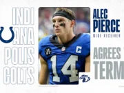 Três conclusões dos Colts são a renovação do agente livre WR Alec Pierce