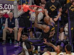LeBron se aproxima do recorde de todos os tempos de field goal em uma vitória do Lakers