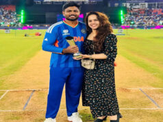 O doce gesto do troféu de Jogador do Torneio de Sanju Samson com a esposa Charulata derrete o coração dos fãs – ASSISTA