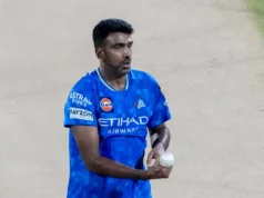 E Ashwin é o primeiro jogador internacional da MLC pela Índia, jogando ao lado do paquistanês Haris Rauf