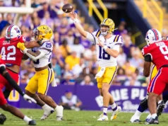 O ex-jogador de futebol da LSU, QB Garrett Nussmeier, reflete sobre o outono de 2025 dos Tigers
