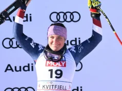 Breezy Johnson encerrou uma temporada de downhill como vice-campeão da Copa do Mundo