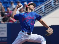 Jonah Tong, do Mets, lançou quatro entradas sem gols em seu início no dia de abertura do Triple-A Syracuse.