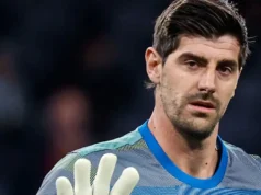 Thibaut Courtois, do Real Madrid, foi excluído do clássico contra o Manchester City devido a uma lesão.