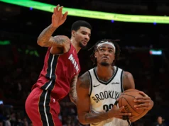 3 resultados líquidos em uma derrota por 126-110 para o Heat