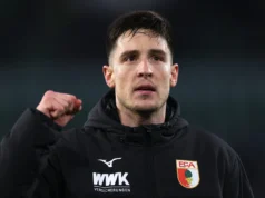 Keven Sloterbeck, do Augsburg, continua a criticar o atacante português Rodrigo Ribeiro