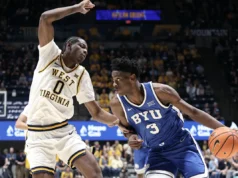 No intervalo, Lorient lidera West Virginia ultrapassando o 19º lugar da BYU, 79-71