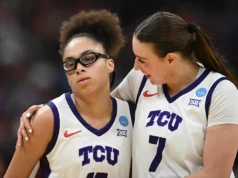Marta Suarez e Olivia Miles combinam 61 pontos e impulsionam o rali do TCU sobre a Virgínia na Elite 8