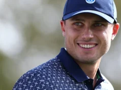 Aberg assumiu uma vantagem de três chutes na rodada final dos Jogadores