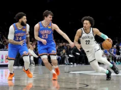 Os Nets perderam por 121-92 para o Thunder; Jalen Wilson marcou 15 pontos fora do banco