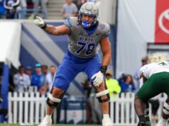 Os Patriots estão investindo grandes ativos pré-draft no ataque ofensivo de 6’9