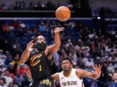 Donovan Mitchell e James Harden vencem os Cavaliers pelos Pelicans por 111-106