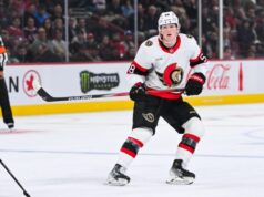 Os senadores devem estar emocionados com a estreia de Carter Yakemchuk na NHL
