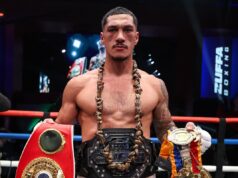 Joy Opataya foi oficialmente destituída do título cruiserweight da IBF com o início da era do boxe Zuffa