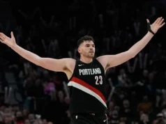 Trail Blazers venceu Jazz por 124-114 para colocar Warriors em 9º lugar no Oeste