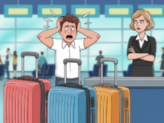 Orbitz me prometeu uma mala grátis no meu voo para Frankfurt. Por que devo pagar?