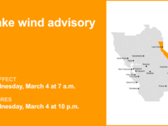 Aviso de vento do lago emitido para a área metropolitana de Lake Tahoe na quarta-feira – rajadas de até 40 mph possíveis – The Mercury News