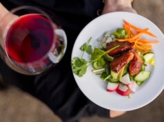 Retorno anual de porcos e pinot de Charlie Palmer