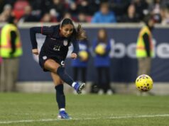 O gol de Thompson selou a vitória dos EUA na Shebelives Cup