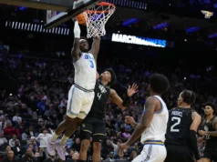 UCLA supera dentes quebrados e teimoso UCF 75-71 para avançar para o torneio da NCAA