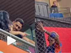 Hardik Pandya interage com Dhoni e seu filho Agastya nas arquibancadas – vídeo viral derrete corações