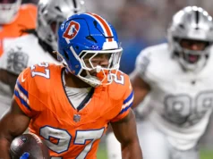Broncos renovou com RB JK Dobbins um contrato de dois anos
